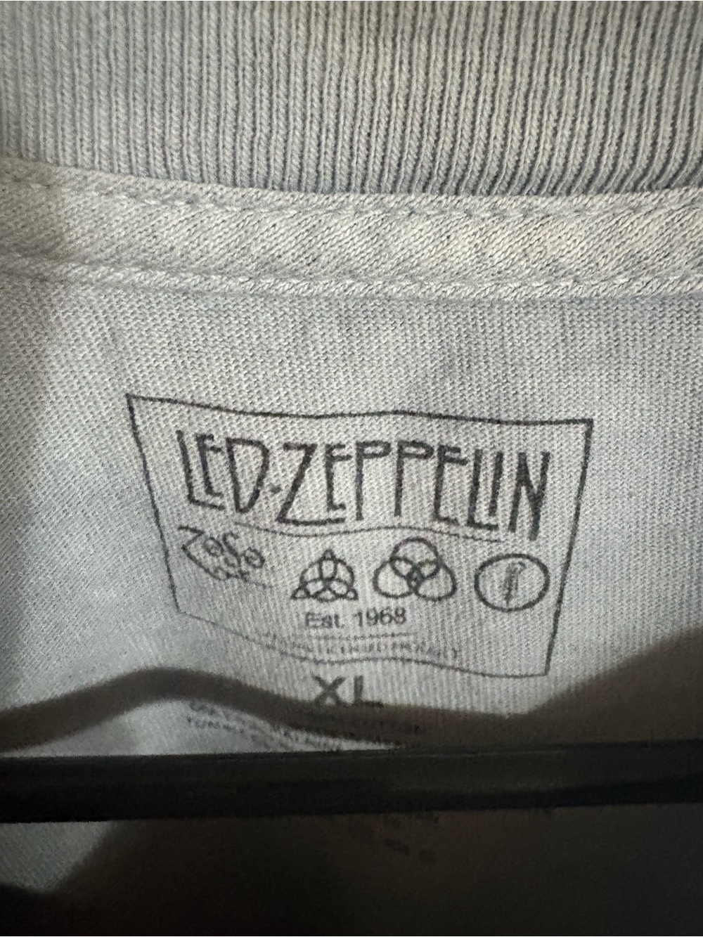 Led Zeppelin Short Sleeve Graphic Tee in Light Blue - Picture 3 of 3